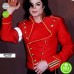 England Style Michael Jackson Red Informal Jacket